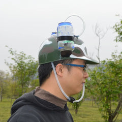 Lazy Beer Hat Drinking Helmet