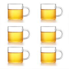 Transparent Borosilicate Glass Coffee Cups