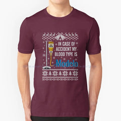 Funny Beer Blood Type Hoodie Tee