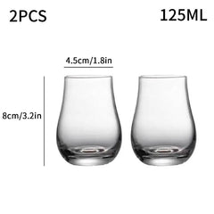 Clear Whiskey Tasting Glass Set
