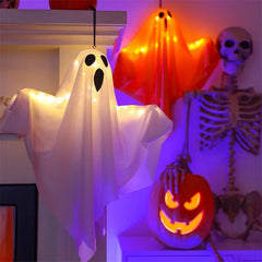 Glow-in-the-dark ghost Halloween decor