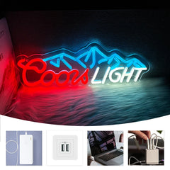 Coors Light Neon Wall Sign