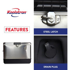 Stainless Steel Portable Beverage Cooler