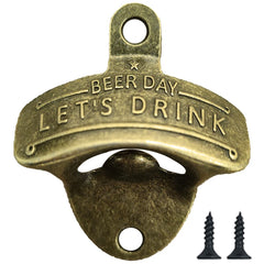 Retro Wall Mounted Bottle Opener