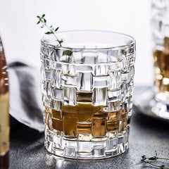 Patterned Glass Tumblers Coffee Cups