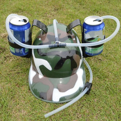 Lazy Beer Hat Drinking Helmet