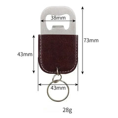 Outdoor Beer Bottle Keychain