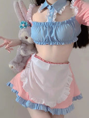 Sexy Maid Uniform Costume Set