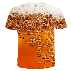 Funny Beer 3D Printed T-Shirt