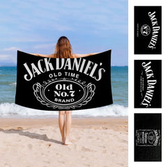 Jack Daniels Microfiber Beach Towel