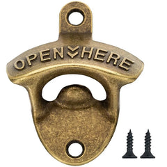 Zinc Alloy Wall Bottle Opener