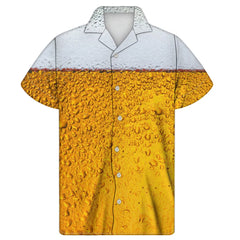 Men's Beer 3D Print Shirt