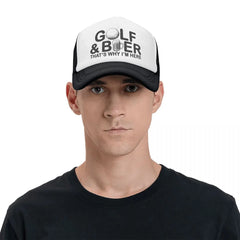 Golf and Beer Quotes Hat