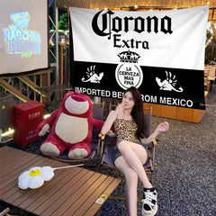 Corona Extra Beer Anime Flag
