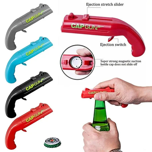 Beer Bottle Cap Launcher Toy