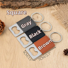 Custom Logo Beer Bottle Keychain