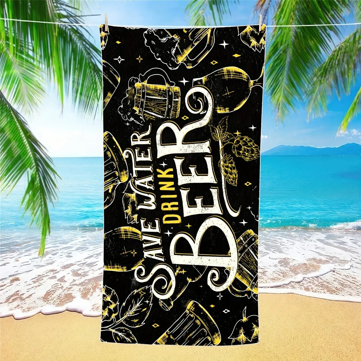 Beer Lovers Stylish Beach Towel
