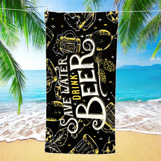 Beer Lovers Stylish Beach Towel