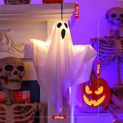 Glow-in-the-dark ghost Halloween decor