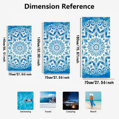 Beer Glass Design Beach Towel