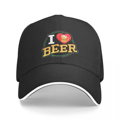 I Love Beer Baseball Cap