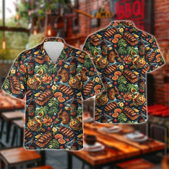 Men’s BBQ Pig Print Shirt