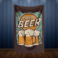 3X5Ft Beer Bar Wall decoration background Flag For Decor
