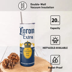 Corona Extra Beer Travel Tumbler