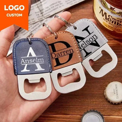 Custom Logo Beer Bottle Keychain