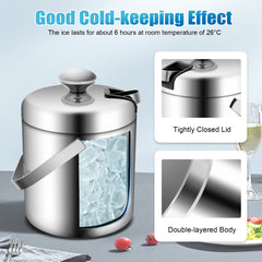 Stainless Steel Insulated Ice Bucket