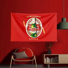 Stella Artois Beer Flag Banner