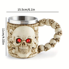 Stainless Steel Skull beer Mug