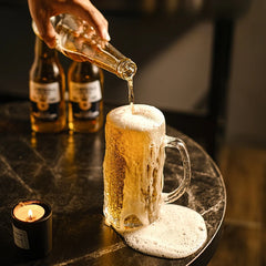 Large Crystal Glacier Beer Glass