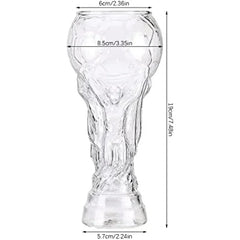 Trophy Shape Textured Beer Mug
