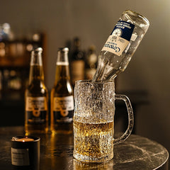 Large Crystal Glacier Beer Glass