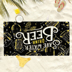 Beer Lovers Stylish Beach Towel