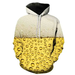 Printed Beer Hoodie