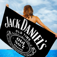 Jack Daniels Microfiber Beach Towel