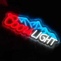 Coors Light Neon Wall Sign