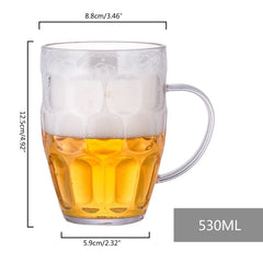 Shatterproof Acrylic Beer Mug