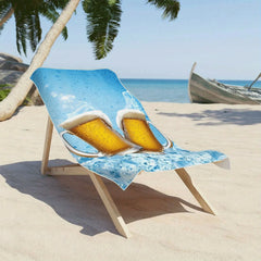 Beer Mugs Beach Microfiber Towel
