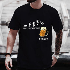 Friday Beer Funny Y2K T-Shirt