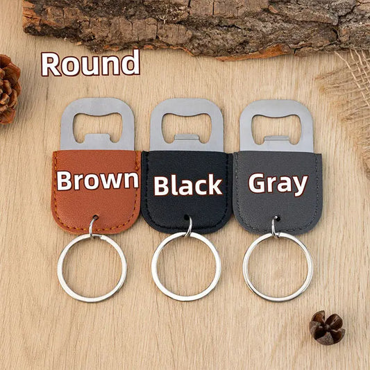 Custom Logo Beer Bottle Keychain