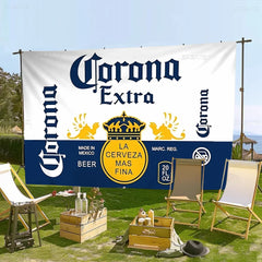 Corona Extra Beer Anime Flag