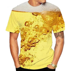 Printed Cool Beer T-Shirt