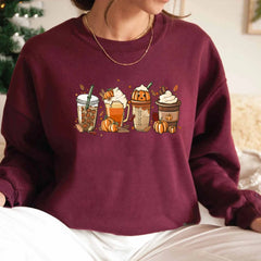 Cute Fall Coffee Sweatshirt