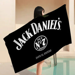 Jack Daniels Microfiber Beach Towel