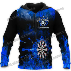 Personalized Darts Beer Zip Hoodie