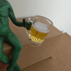 Cute Alien Beer Resin Figurine