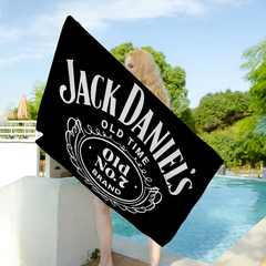 Jack Daniels Microfiber Beach Towel